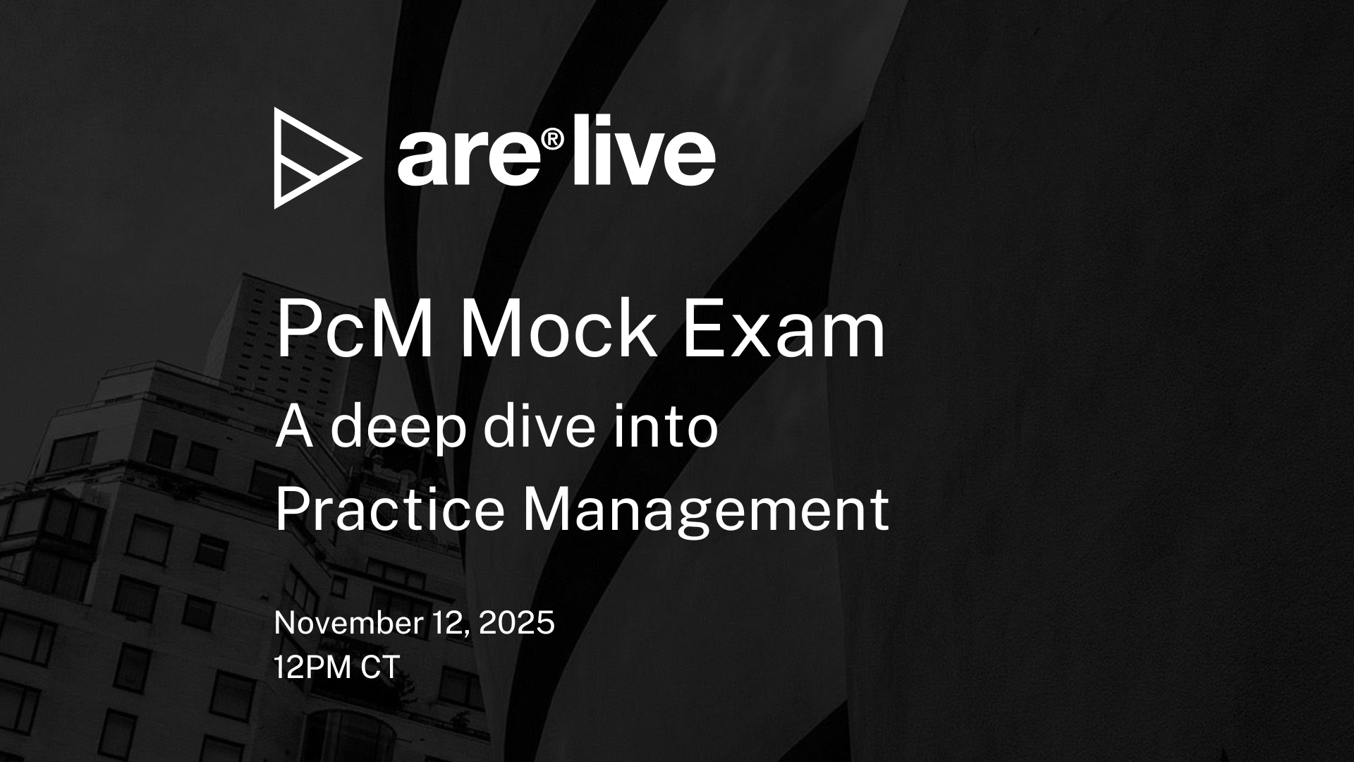 ARE Live Practice Management Mock Exam ARE 5.0 PcM Exam